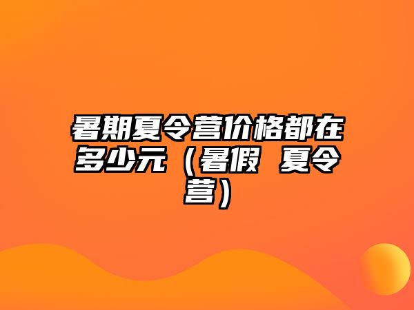 暑期夏令營(yíng)價(jià)格都在多少元（暑假 夏令營(yíng)）