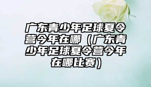 廣東青少年足球夏令營今年在哪（廣東青少年足球夏令營今年在哪比賽）