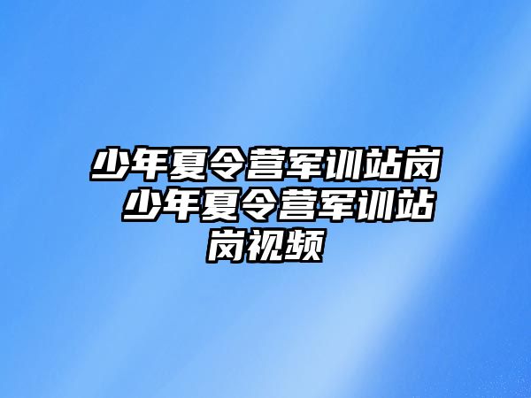 少年夏令營軍訓站崗 少年夏令營軍訓站崗視頻