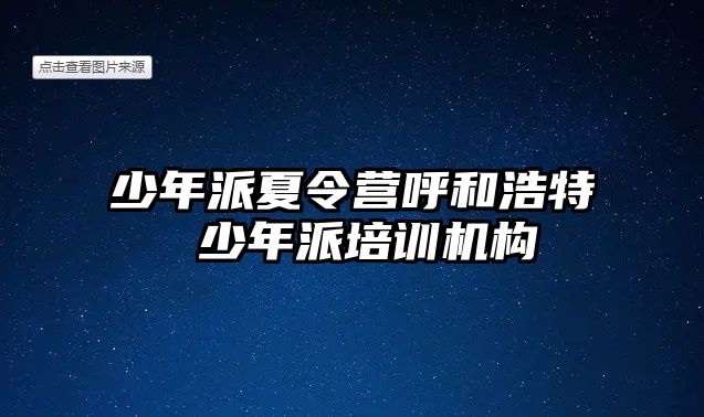 少年派夏令營呼和浩特 少年派培訓機構