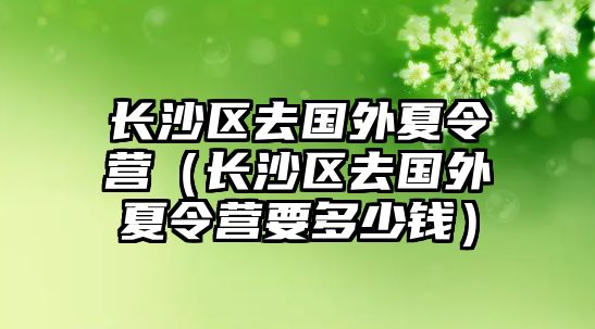 長沙區去國外夏令營（長沙區去國外夏令營要多少錢）