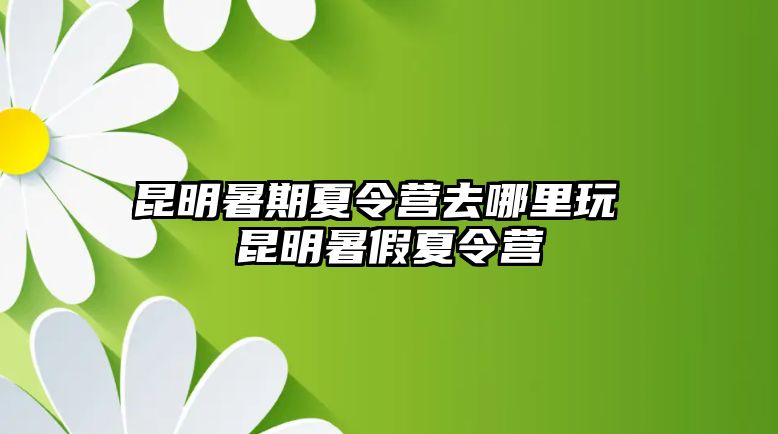 昆明暑期夏令營去哪里玩 昆明暑假夏令營