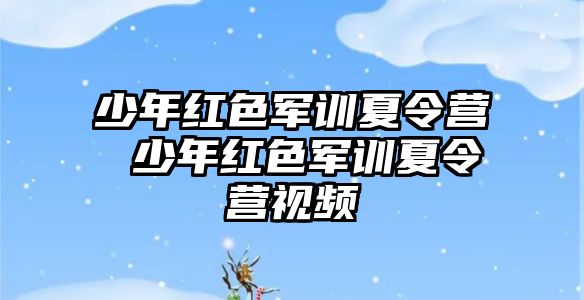 少年紅色軍訓夏令營 少年紅色軍訓夏令營視頻